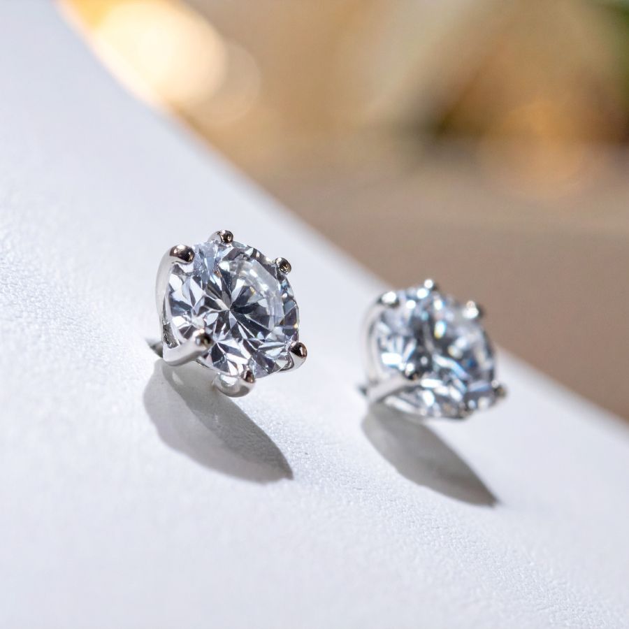 Diamond Stud Earrings