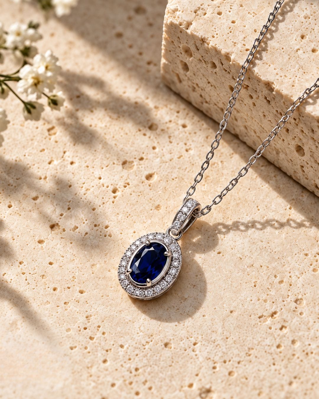Win an 18ct Sapphire & Diamond Pendant Valued at $4,000